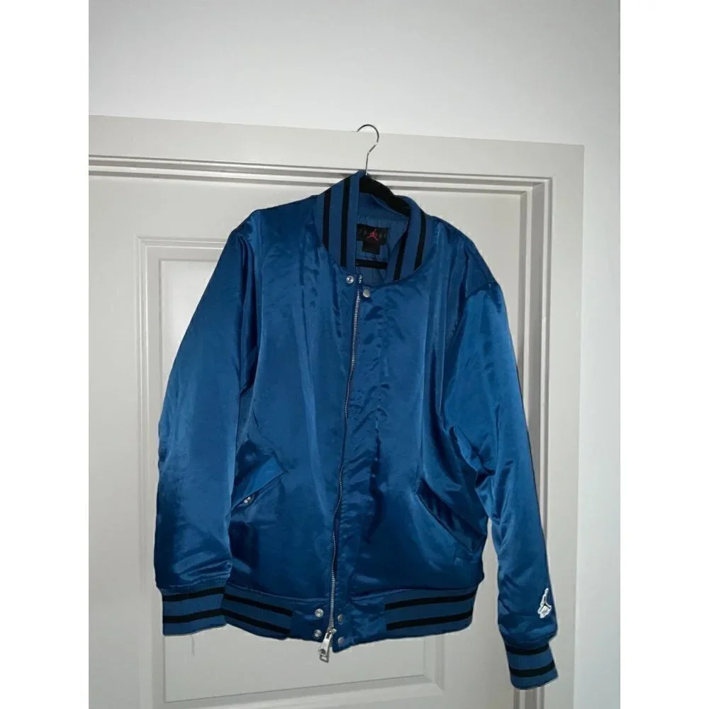 Jordan Essentials Flight Varsity Blue Jacket‎ Size Large